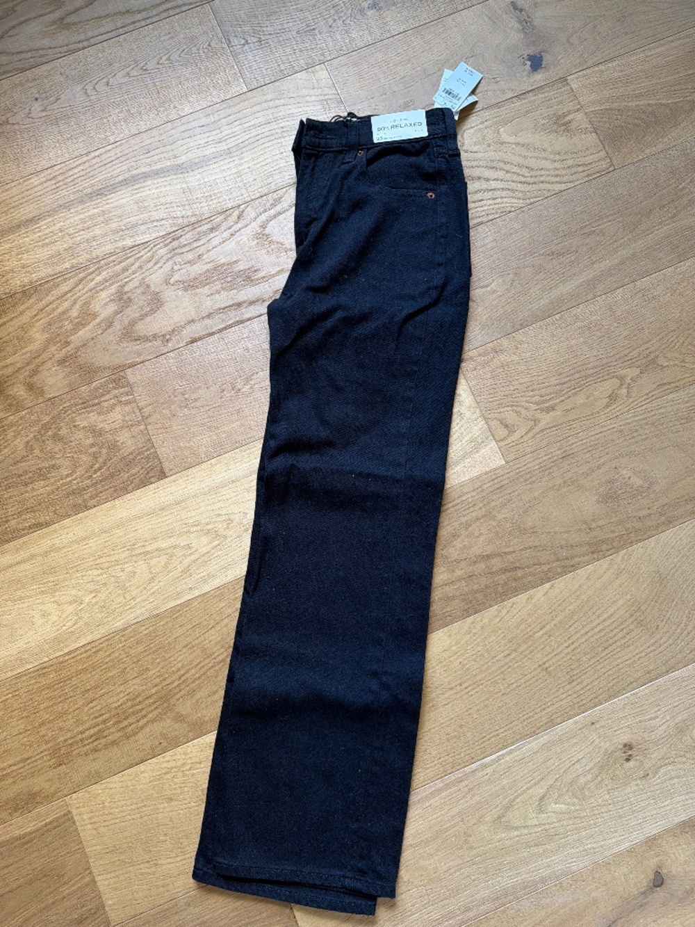 Abercrombie high rise black jeans NWT
